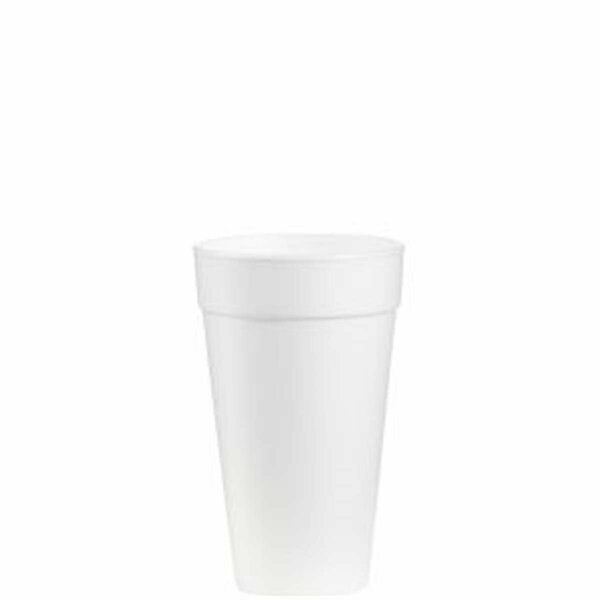 Dart 20J16 CPC 20 oz Tall Foam Cup, White, 500PK 20J16 (B)